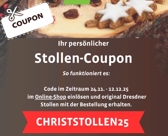 stollen coupon 2025